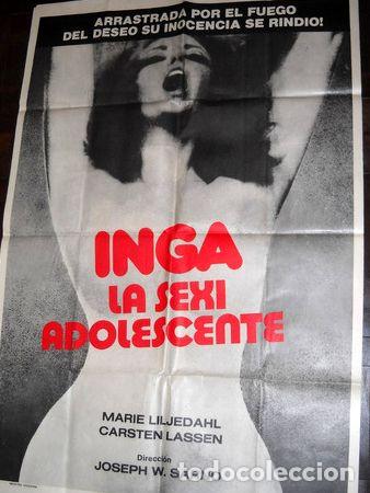 Kino: afiche cine inga la sexi adolescente joseph sarno arrastrada