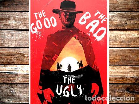 Kino: poster pelicula el bueno el malo y el feo 47x32cm 200grms