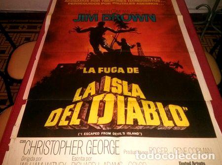 Kino: la fuga de la isla del diablo afiche de cine original 386