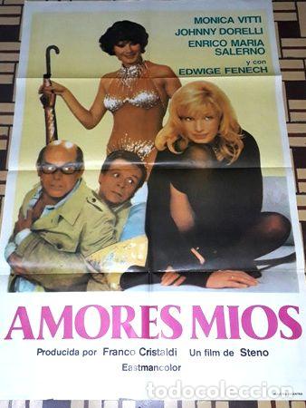 Kino: amores mios afiche monica vitti edwige fenech 883