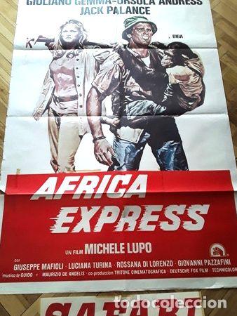 Kino: afiche cine africa express safari michel lupo ursula andress