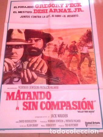 Cine: afiche de cine matando sin compasion gregory peck 498