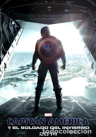 Kino: poster original cine marvel capitan america y el soldado de