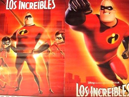 Kino: lote de posters de los increibles disney