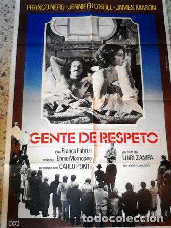 Cine: afiche gente de respeto - Foto 1