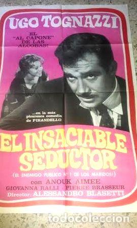Kino: ugo tognazzi afiche el insaciable seductor 1963