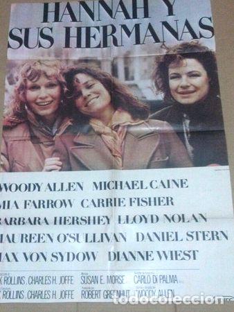 Kino: hanna y sus hermanas afiche de cine woody allen 505