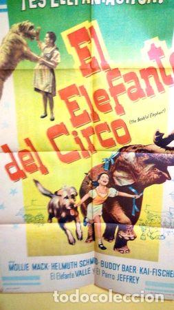 Kino: poster pelicula el elfante del circo ano 1962