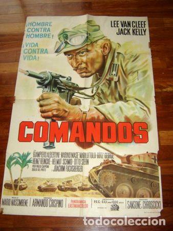 Kino: afiche de cine original commandos lee van cleef 1968 kelly