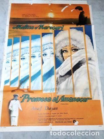 Kino: promesa al amanecer afiche melina mercouri assad dayan 155