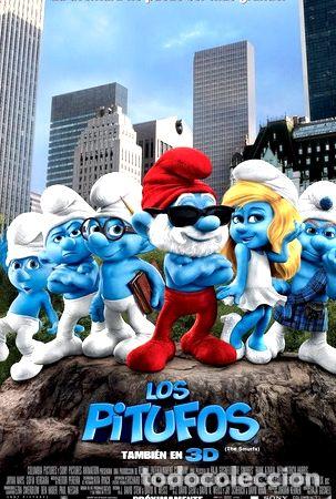 Cine: poster original cine los pitufos - Foto 1