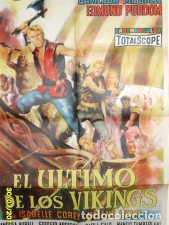 Kino: poster pelicula el ultimo de los vikingos ano 1961
