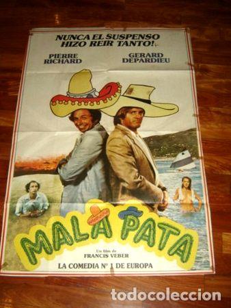 Kino: afiche de cine mala pata pierre richard gerard depardieu