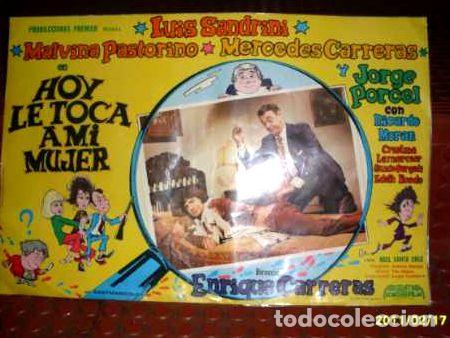 Kino: afiche poster de pelicula hoy le toca a mi mujer antiguo