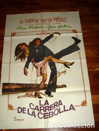 Kino: afiche la carrera de la cebolla echalote poster birkin 1975