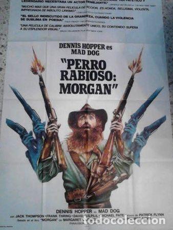 Cine: afiche perro rabioso morgan - Foto 1