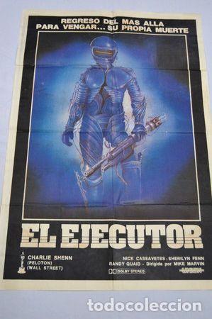 Kino: poster afiche original cine el ejecutor charlie sheen