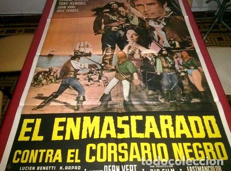 Kino: el enmascarado contra el corsario negro afiche de cine 249