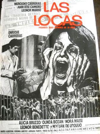 Kino: afiche de cine argentino las locas carcel de mujeres violenc