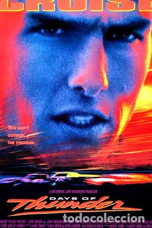 Kino: posters cine dias de trueno nascar peliculas 45x30 cm