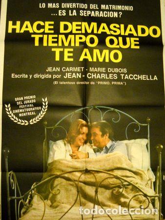 Kino: afiche cine hace demasiado tiempo que te amo jean carmet