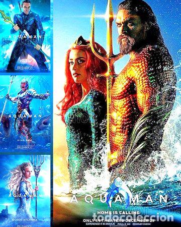 Kino: posters aquaman personajes 2018 120x85cm