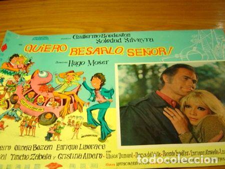 Kino: lobby card quiero besarlo senor soledad silveyra bredeston