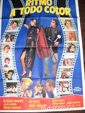 Kino: afiche cine argentino ritmo a todo color alfredo barbieri