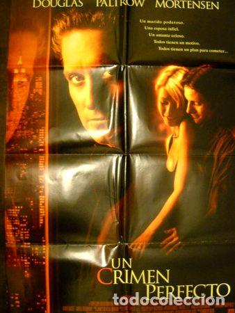 Kino: afiche de cine un crimen perfecto micahel douglas viggo mort