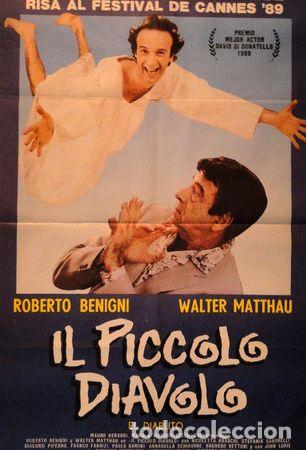 Kino: afiche il piccolo diavolo benigni 1988 cine italiano