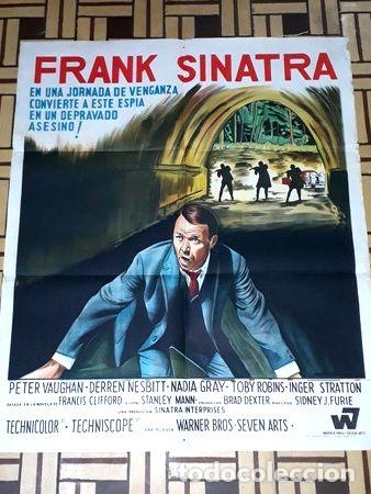Cine: frank sinatra poster afiche original recortado e8 - Foto 1