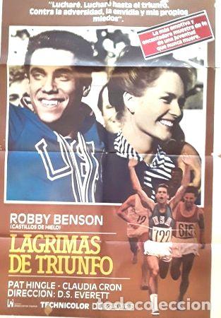 Kino: afiche cine lagrimas de triunfo robby benson atletis maraton