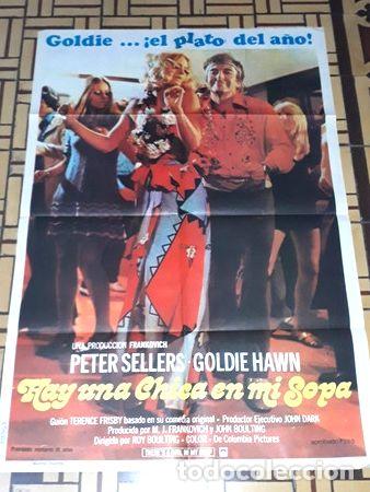 Kino: hay una chica en mi sopa afiche psellers goldie hawn 836