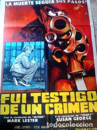 Kino: afiche fui testigo de un crimen