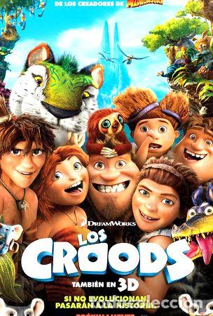 Kino: poster original cine los croods una aventura prehistorica