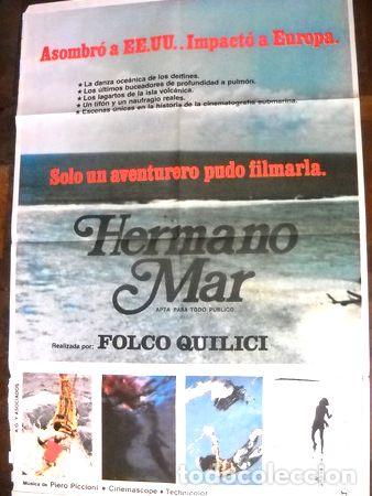 Kino: afiche cine hermano mar filmada por un aventurero italiana