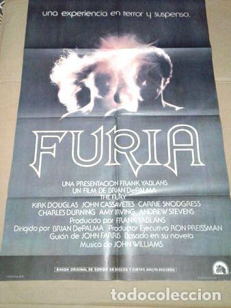 Kino: furia afiche the fury kirk douglas 596