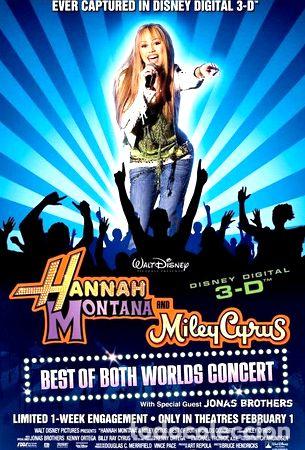 Kino: poster original cine hannah montana
