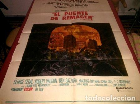 Kino: el puente de remagen afiche de cine 373