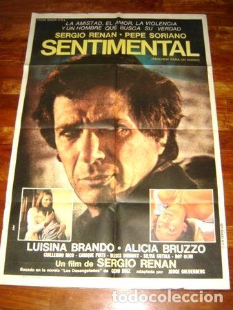 Kino: afiche sentimental sergio renan pepe soriano brando bruzzo