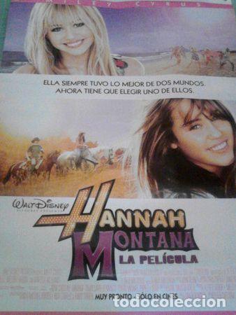 Kino: afiche hannah montana la pelicula