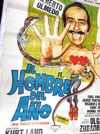 Kino: poster de cine original de olmedo el hombre del ano 1970