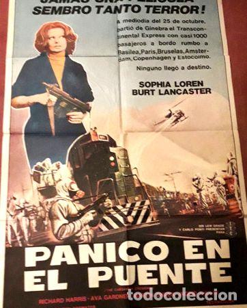 Kino: afiche panico en el puente sophia loren burt lancaster