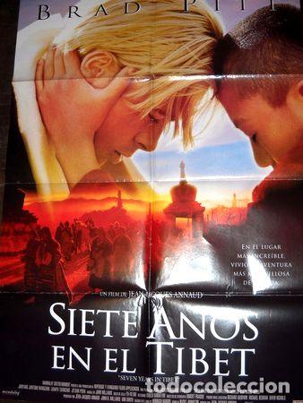 Kino: siete anos en el tibet afiche cine brad pitt filmada en arge