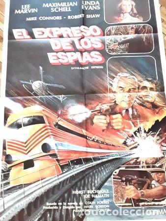 Kino: afiche cine el expreso de los espias lee marvin linda evans