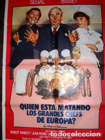 Kino: afiche cine quien esta matando a los grandes chef de europa