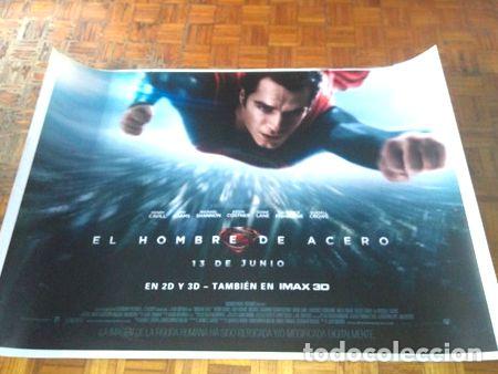 Kino: poster original de cine de la pelicula el hombre de acero
