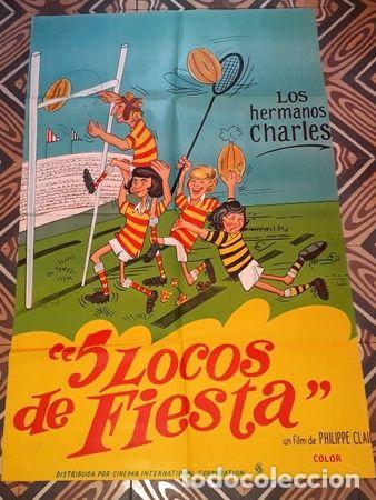 Kino: 5 locos de fiesta afiche los hermanos charles 77