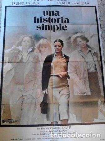 Kino: romy schneider afiche una historia simple