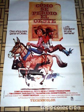 Kino: como se perdio el oeste afiche walt disney tconway 1049